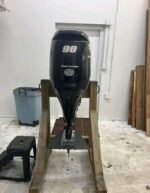 2015 Suzuki 90HP 4-Stroke Outboard Motor – Low Hours – 20” Shaft - Image 2