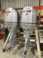 Twin Honda BF250 4 Stroke Outboards For Sale - Image 2