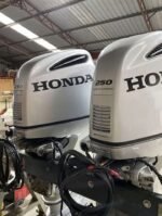 Twin Honda BF250 4 Stroke Outboards For Sale - Image 5