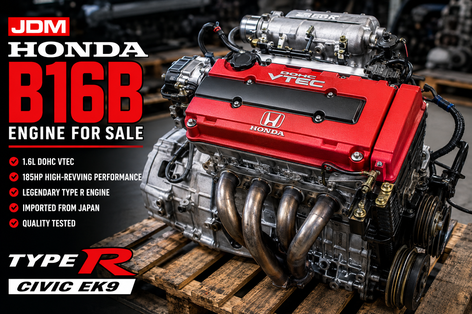 JDM Honda B16B Engine For Sale in Australia