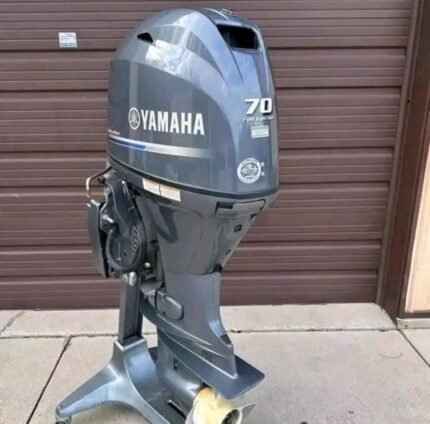 Used 2025 Yamaha F70LA 70HP 4-Stroke Outboard Motor
