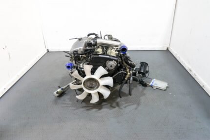 JDM Low Mileage Nissan Skyline GTS-T RB20DET Engine For Sale with 5MT Transmission, ECU, Harness, Oil Filter Relocated, Headers
