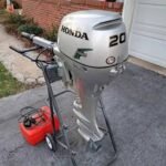 2005 Honda 20HP Four Stroke Long Shaft Outboard Motor