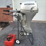 2005 Honda 20HP Four Stroke Long Shaft Outboard Motor for Sale - Image 3