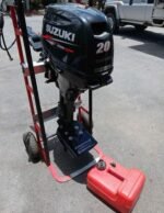 Used Suzuki 20HP Four Stroke Long Shaft Outboard Motor for Sale