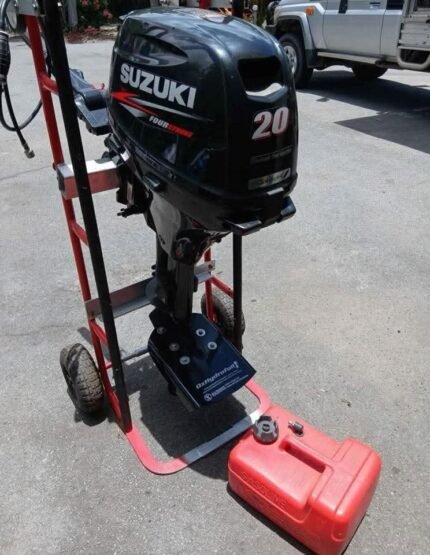 Used Suzuki 20HP Four Stroke Long Shaft Outboard Motor for Sale